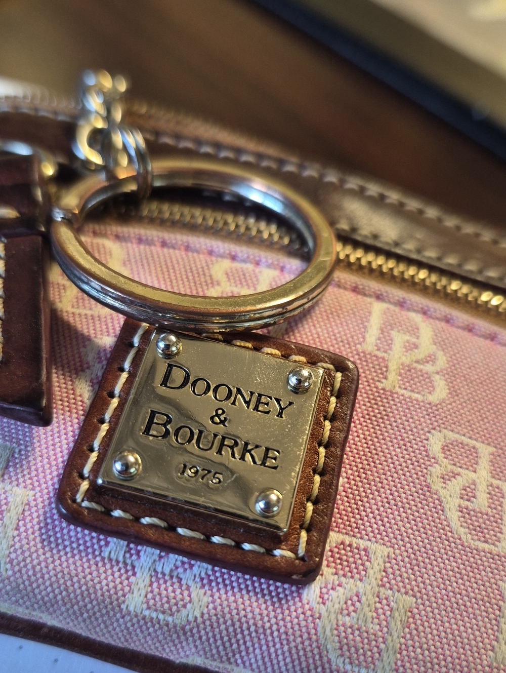 Dooney & Bourke Leather & Canvas Pouch/Wallet - Picture 10 of 13